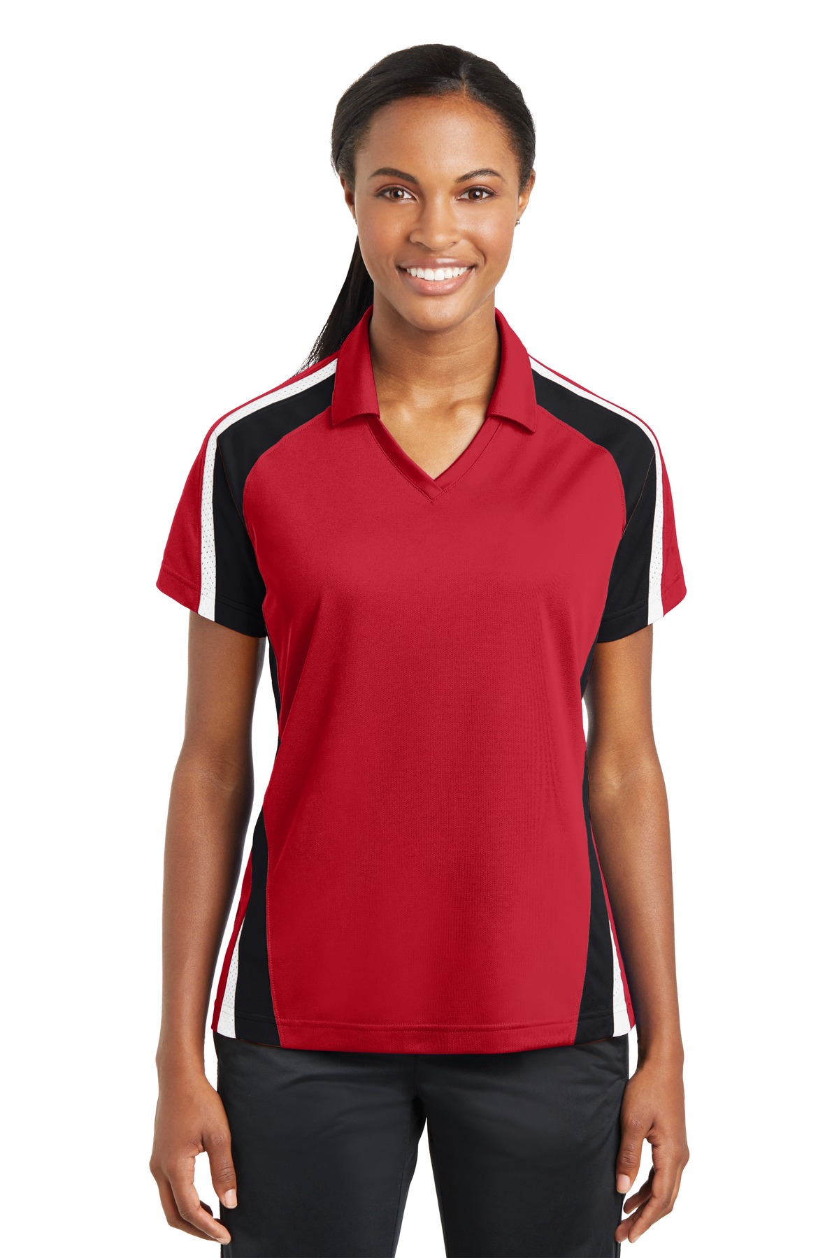 sport tek womens polo