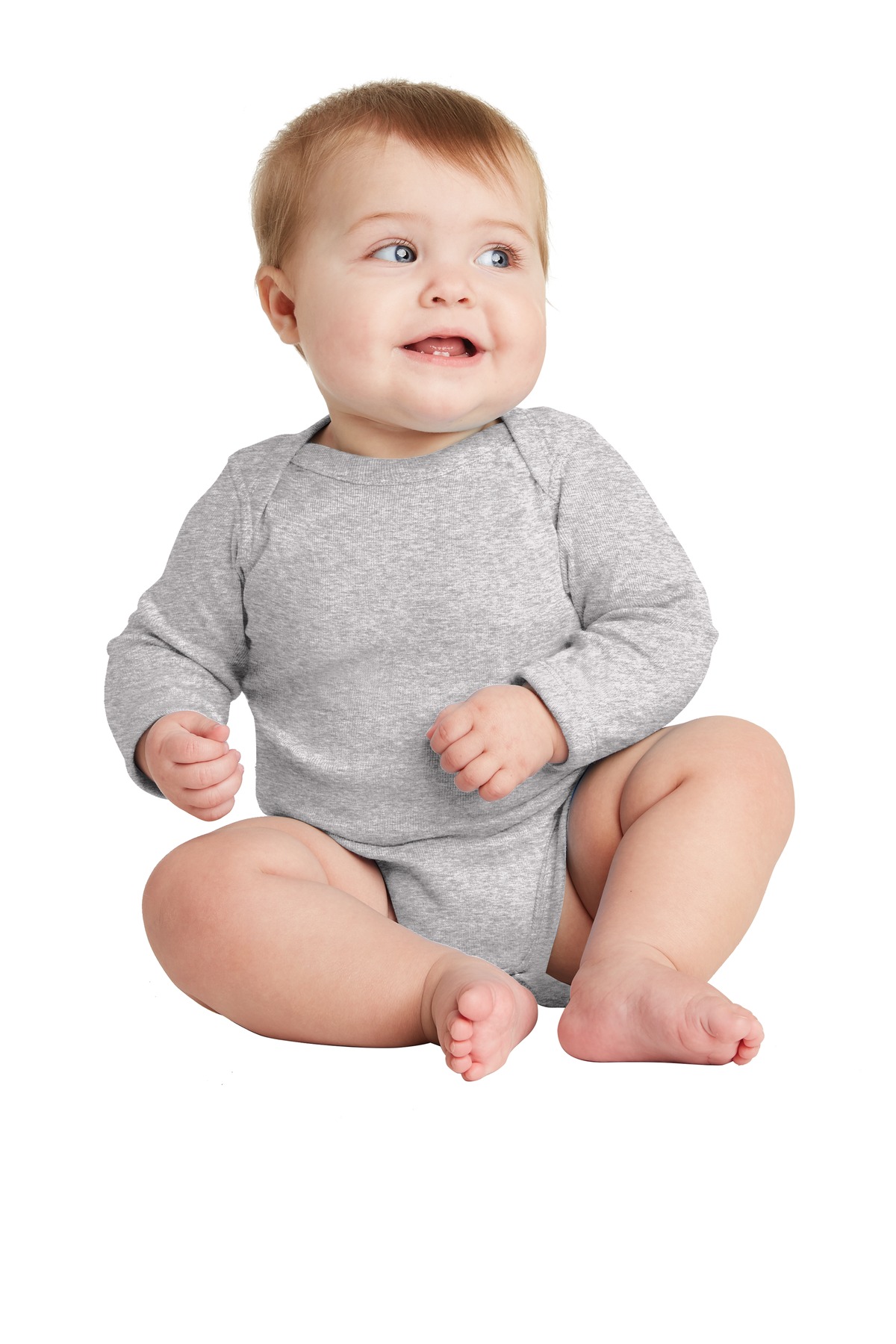 Rabbit Skins ™ Infant Long Sleeve Baby Rib Bodysuit. RS4411 Apparel